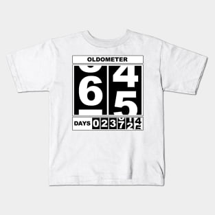 65th Birthday Oldometer Kids T-Shirt